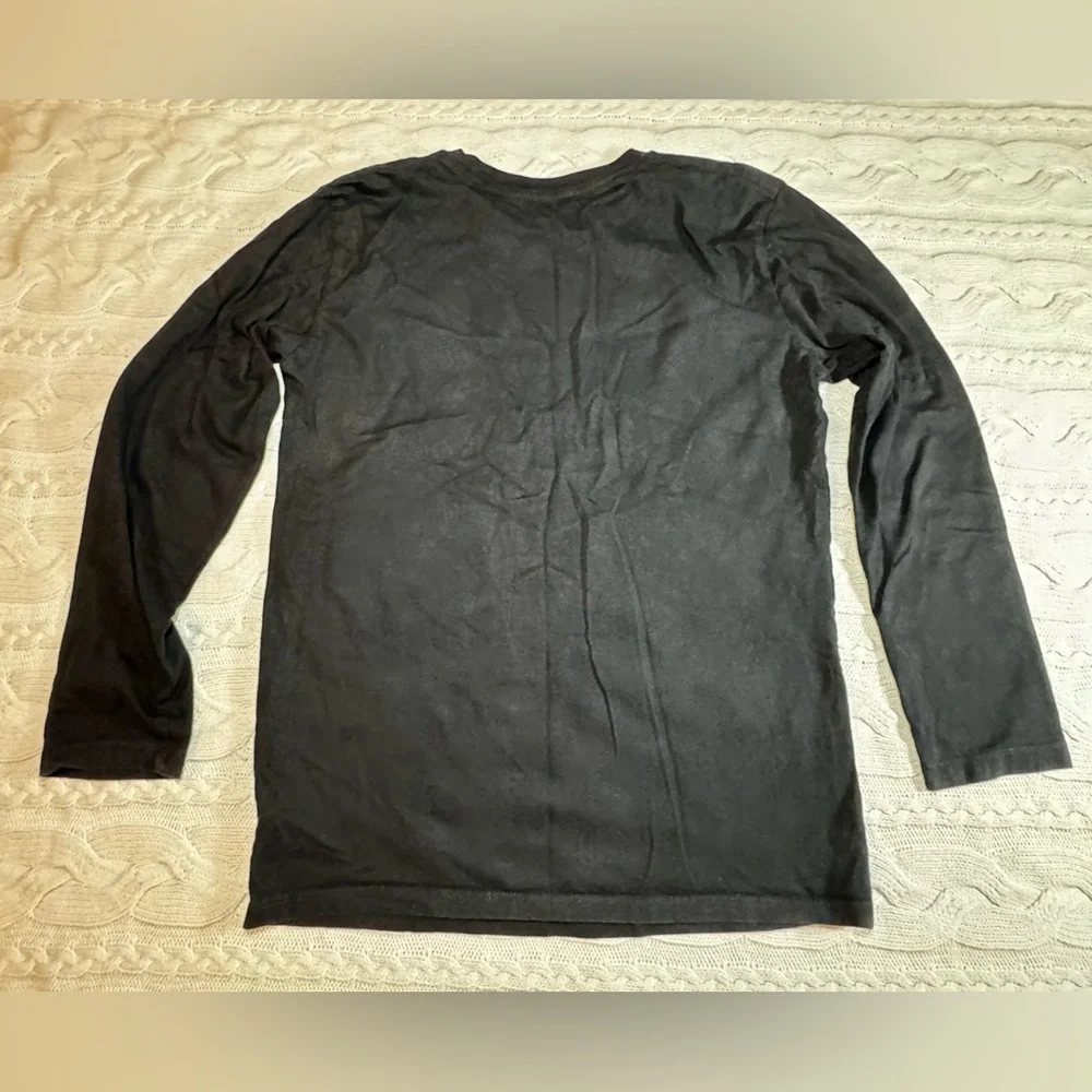 Kid’s Black Long Sleeve Funny Graphic Tee #1592
